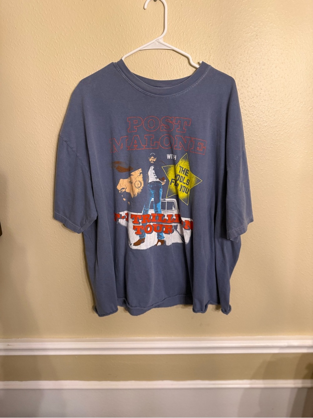 Post Malone Graphic Short Sleeve Tee - Blue